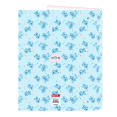 Classeur à anneaux Stitch Safta rose pastel