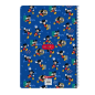 Cahier spirale Mickey Mouse 80 pages bleu quadrillé 4x4 Cahier spirale Mickey Mouse 80 pages bleu quadrillé 4x4