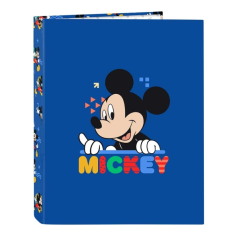 Classeur à anneaux Mickey bleu