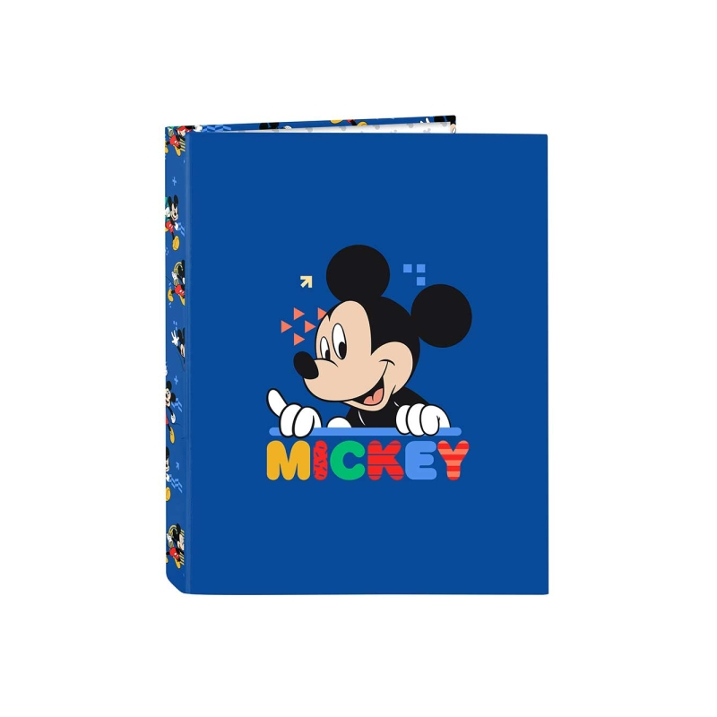 Classeur à anneaux Mickey Mouse bleu 25 mm folio Classeur à anneaux Mickey Mouse bleu 25 mm folio