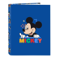 Classeur à anneaux Mickey Mouse bleu 25 mm folio Classeur à anneaux Mickey Mouse bleu 25 mm folio