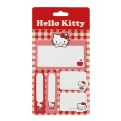 Notes autocollantes Hello Kitty rouge blanc