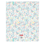 Classeur à anneaux Safta Moos Fiori blanc 35 mm, 100 feuilles Classeur à anneaux Safta Moos Fiori blanc 35 mm, 100 feuilles