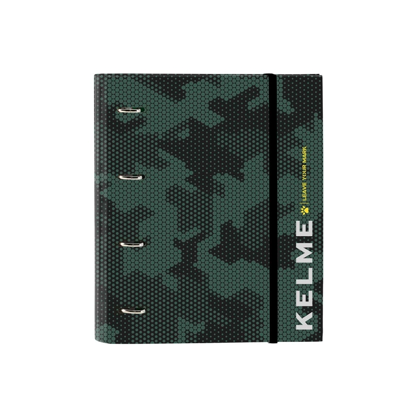 Classeur à anneaux 35 mm Safta Kelme vert camouflage Classeur à anneaux 35 mm Safta Kelme vert camouflage