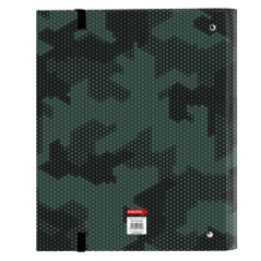 Classeur à anneaux 35 mm Safta Kelme vert camouflage