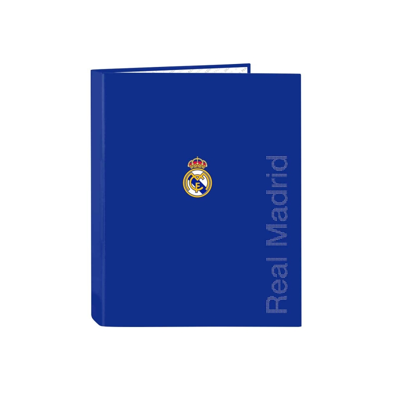 Classeur 4 anneaux Real Madrid bleu 25 mm Classeur 4 anneaux Real Madrid bleu 25 mm