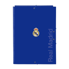 Pochette trois rabats bleue