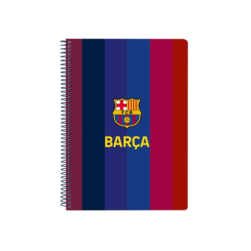Cahier à spirale A4 80 pages FC Barcelone rouge et bleu Cahier à spirale A4 80 pages FC Barcelone rouge et bleu