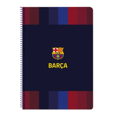 Cahier spirale rouge bleu A4