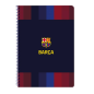 Cahier spirale A4 FC Barcelona 80 pages 4x4 mm rouge bleu Cahier spirale A4 FC Barcelona 80 pages 4x4 mm rouge bleu