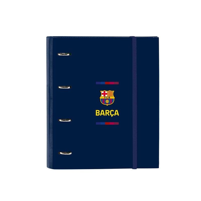 Classeur 4 anneaux FC Barcelona A4 bleu marine 35 mm Classeur 4 anneaux FC Barcelona A4 bleu marine 35 mm
