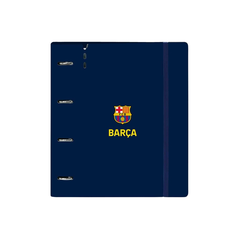 Classeur 4 anneaux A4 35 mm bleu marine F.C. Barcelona