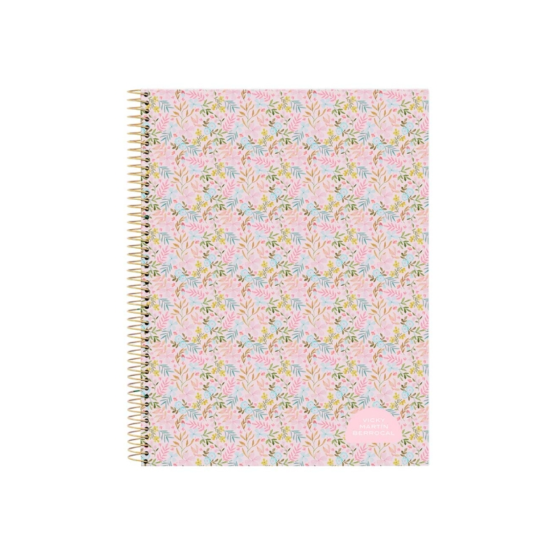 Bloc-notes A4 quadrillé rose Safta, 120 feuilles Bloc-notes A4 quadrillé rose Safta, 120 feuilles