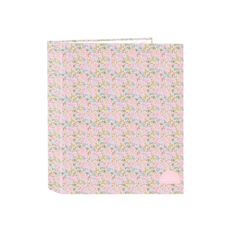 Classeur à anneaux rigide folio 40 mm rose Classeur à anneaux rigide folio 40 mm rose