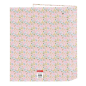 Classeur à anneaux rigide folio 40 mm rose Classeur à anneaux rigide folio 40 mm rose