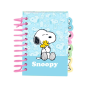 Bloc-notes Snoopy A7 spirale bleu clair 80 feuilles Bloc-notes Snoopy A7 spirale bleu clair 80 feuilles