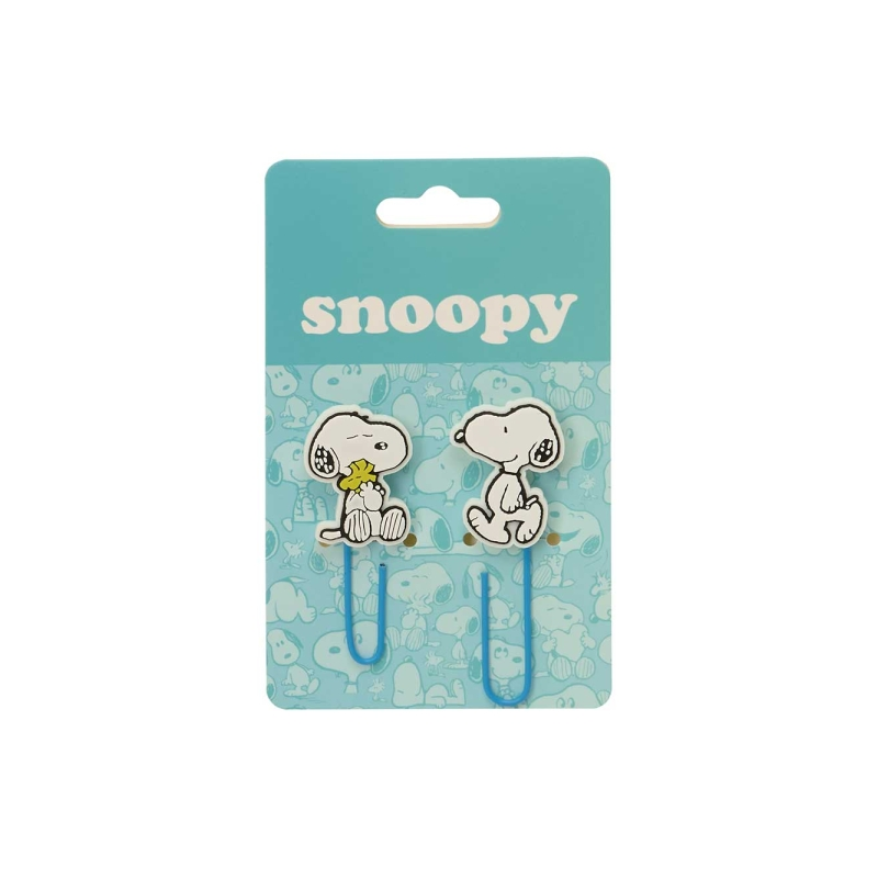 Clips Snoopy x2 bleu clair Safta Clips Snoopy x2 bleu clair Safta