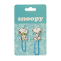 Clips Snoopy x2 bleu clair Safta Clips Snoopy x2 bleu clair Safta