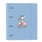 Classeur à anneaux Snoopy bleu Safta 35 mm rigide Classeur à anneaux Snoopy bleu Safta 35 mm rigide