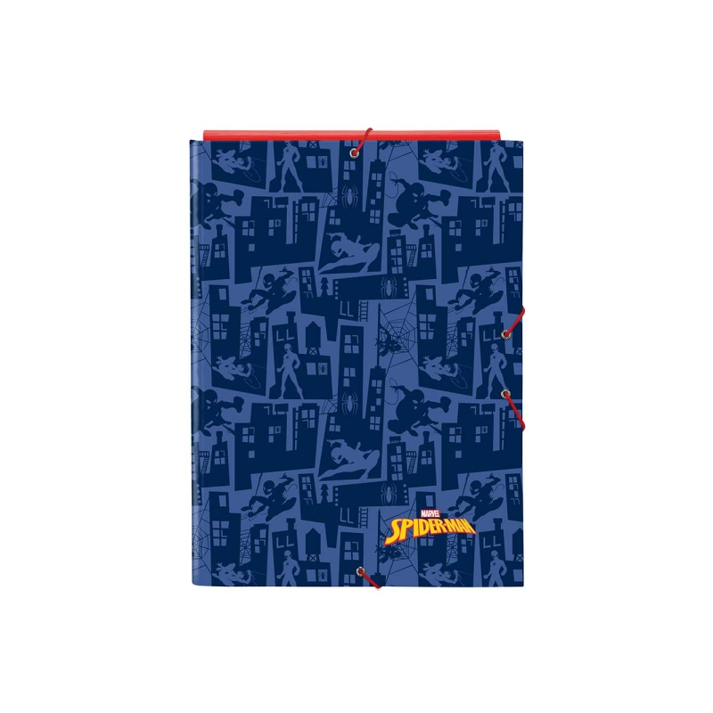 Pochette 3 rabats Spider-Man folio bleu marine Pochette 3 rabats Spider-Man folio bleu marine