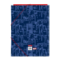 Pochette 3 rabats Spider-Man folio bleu marine Pochette 3 rabats Spider-Man folio bleu marine