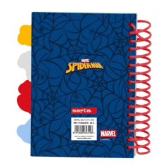 Bloc-notes Spider-Man A6 spirale rouge bleu