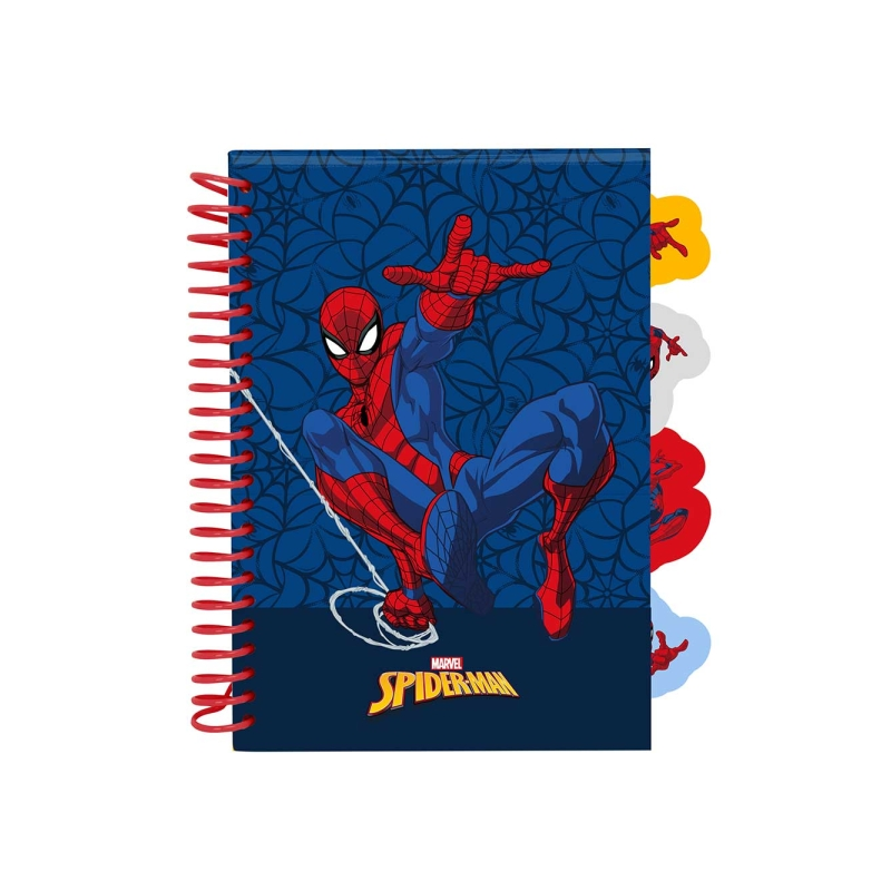 Bloc-notes Spider-Man A5 spirale bleu marine Bloc-notes Spider-Man A5 spirale bleu marine