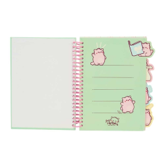 Carnet A5 Le Chat menthe