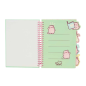 Carnet A5 Safta Le Chat Rose Menthe 80 feuilles Carnet A5 Safta Le Chat Rose Menthe 80 feuilles