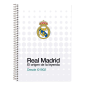 Cahier à spirale A4 Real Madrid 80 pages blanches Blanc Cahier à spirale A4 Real Madrid 80 pages blanches Blanc
