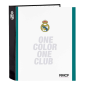 Classeur 4 anneaux Real Madrid 40 mm noir/blanc