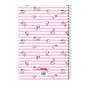 Cahier spirale A4 80 pages quadrillé rose Snoopy Safta Cahier spirale A4 80 pages quadrillé rose Snoopy Safta