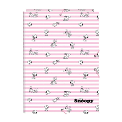 Classeur rose Snoopy folio