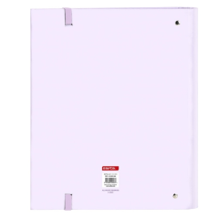 Classeur à anneaux Safta 35 mm violet couverture rigide