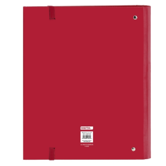 Classeur à anneaux 35 mm rouge avec intercalaires et recharge