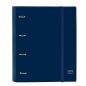 Classeur à anneaux 35 mm bleu marine couverture rigide Classeur à anneaux 35 mm bleu marine couverture rigide