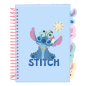 Bloc-notes A5 spirale Stitch bleu pastel 80 pages Bloc-notes A5 spirale Stitch bleu pastel 80 pages