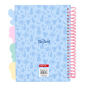 Bloc-notes A5 spirale Stitch bleu pastel 80 pages Bloc-notes A5 spirale Stitch bleu pastel 80 pages