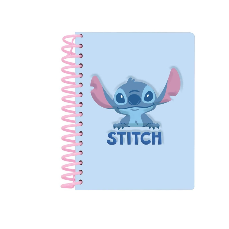 Bloc de notes Stitch Squishy bleu pastel 13,5x17,9 cm