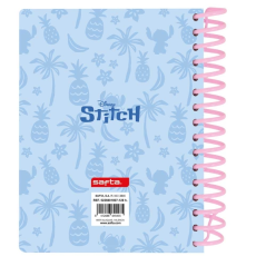 Bloc de notes Stitch Squishy bleu pastel 13,5x17,9 cm