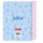 Bloc de notes Stitch Squishy bleu pastel 13,5x17,9 cm