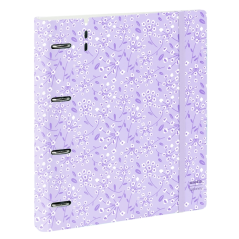 Classeur à anneaux violet