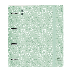 Classeur à anneaux menthe élastique