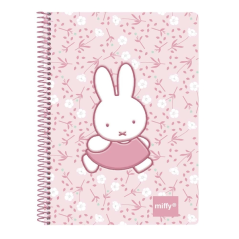Bloc-notes spirale Miffy rose