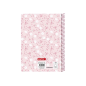 Bloc-notes à spirale Miffy Flowers rose 135 x 179 mm