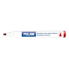 ✅ LOT de 12 Marqueurs tableau blanc Milan couleur rouge en stock