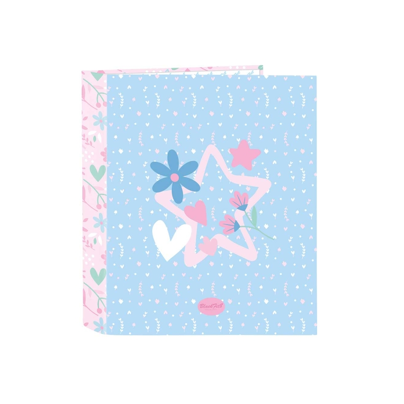 Classeur 4 anneaux folio 40 mm bleu clair Classeur 4 anneaux folio 40 mm bleu clair