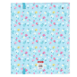 Classeur 4 anneaux A4 35 mm bleu clair, 100 feuilles