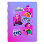Cahier à spirale A4 quadrillé 80 pages Safta K-Pop multicolore Cahier à spirale A4 quadrillé 80 pages Safta K-Pop multicolore