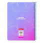Cahier à spirale A4 quadrillé 80 pages Safta K-Pop multicolore Cahier à spirale A4 quadrillé 80 pages Safta K-Pop multicolore